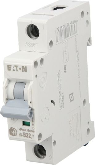 Eaton Wyłącznik nadprądowy 1P B 32A 6kA AC xPole Home HN-B32/1 194824