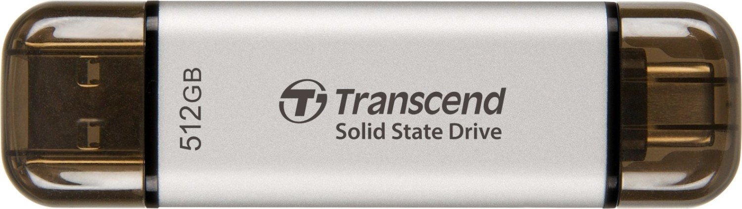 Dysk zewnętrzny SSD Transcend ESD310S 256GB Srebrny (TS512GESD310S)
