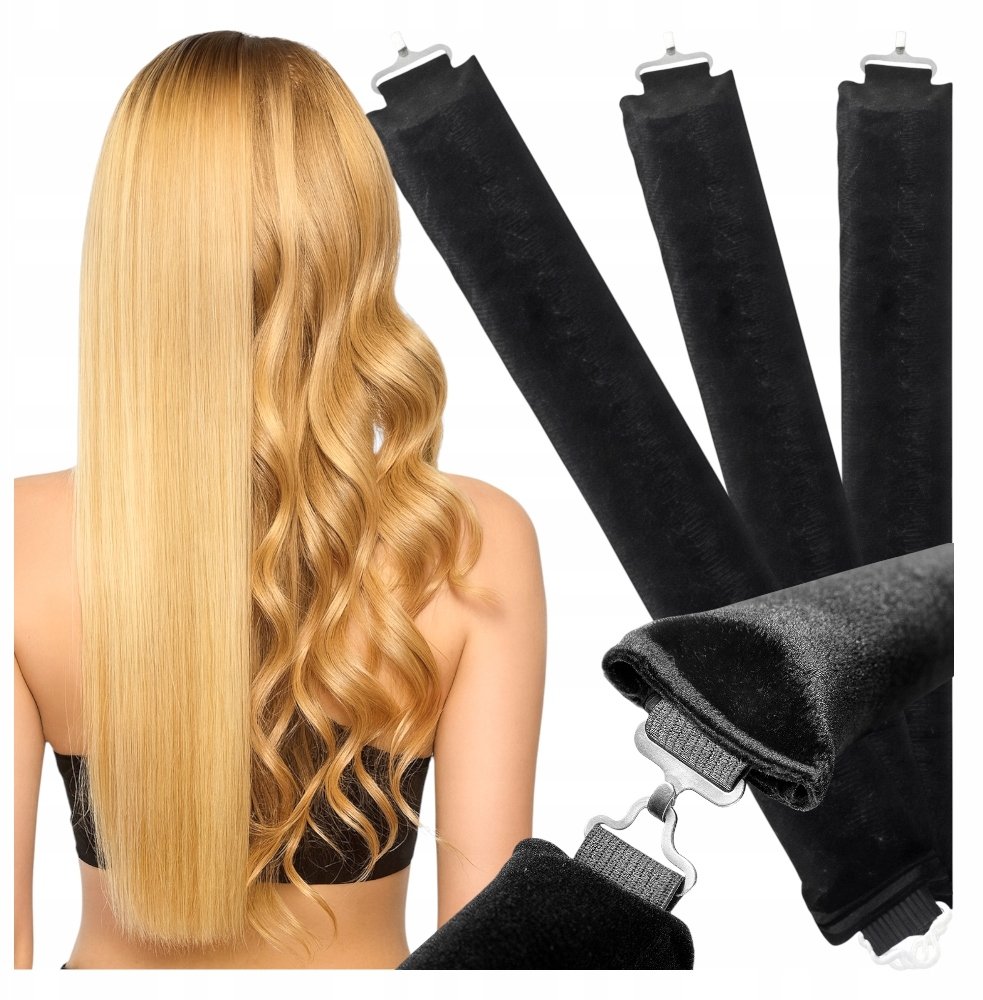 WAŁKI DO KRĘCENIA LOKÓW WŁOSÓW 3 SZTUKI KANZA