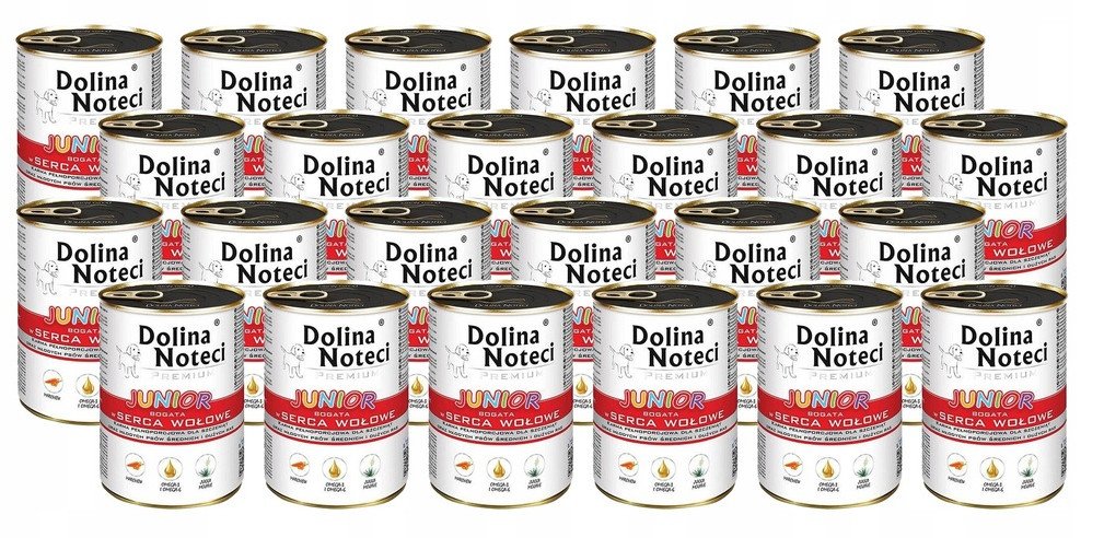 Dolina Noteci Premium Junior z wołowiną 24x400g