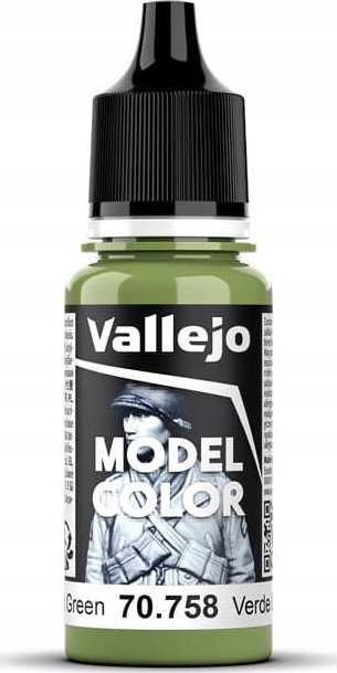 Vallejo Vallejo: 70.758 - Model Color - Bright Green (18 ml)