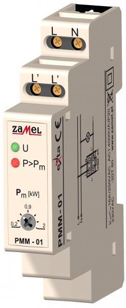 Zamel Ogranicznik mocy 230V AC 0,2-2kW PMM-01