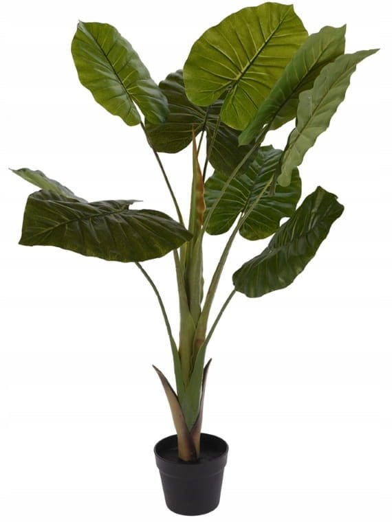Sztuczna roślina doniczkowa ALOCASIA WENTII, wysoka, 110 cm