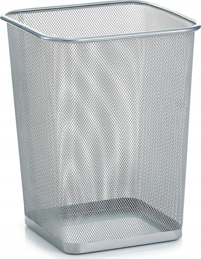 Zeller Prostokątny kosz na papier z siatki stalowej, ZELLER