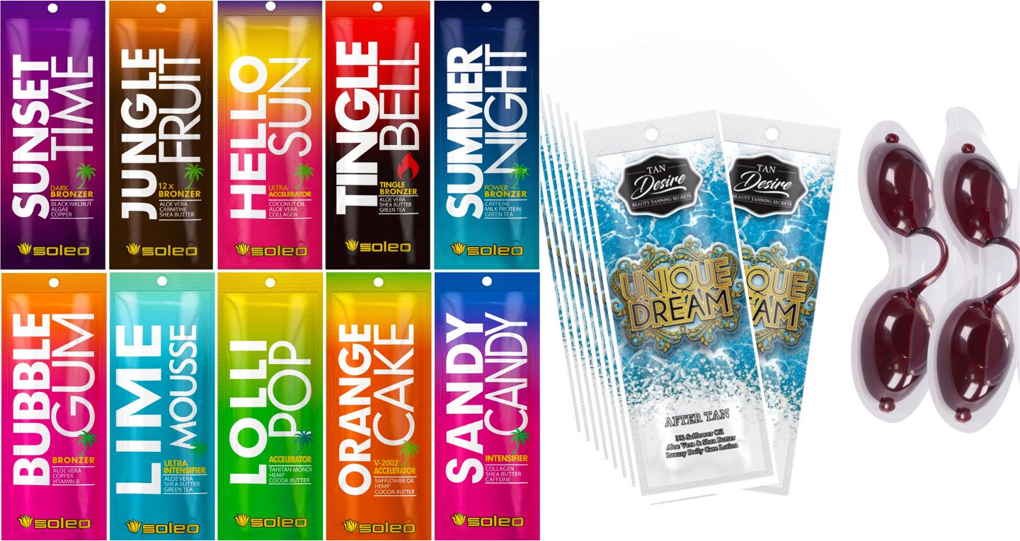 Soleo Basic Pakiet Saszetek 100 Sztuk + 20szt Unique Dream + 2szt Okularków