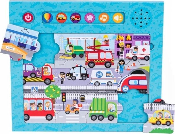 Dumel Puzzle Dźwięki wokół nas Pojazdy