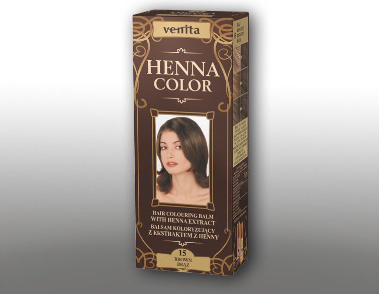 Venita Ziołowe Balsamy Henna Color 15 Brąz 75ml