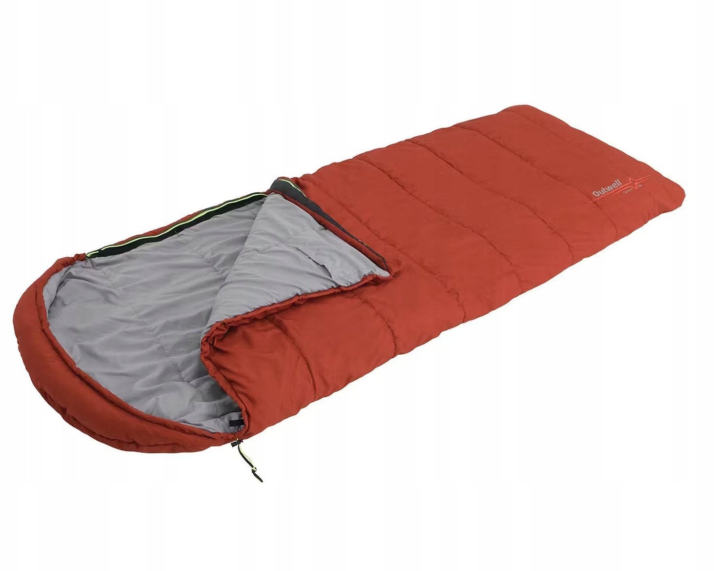 Miegmaišis Outwell Campion Lux Burnt, 225x85 cm, oranžinis