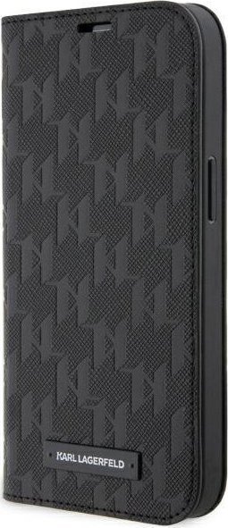 Karl Lagerfeld Etui KLBKP14SSAKLHPK Apple iPhone 14 bookcase czarny/black Saffiano Monogram