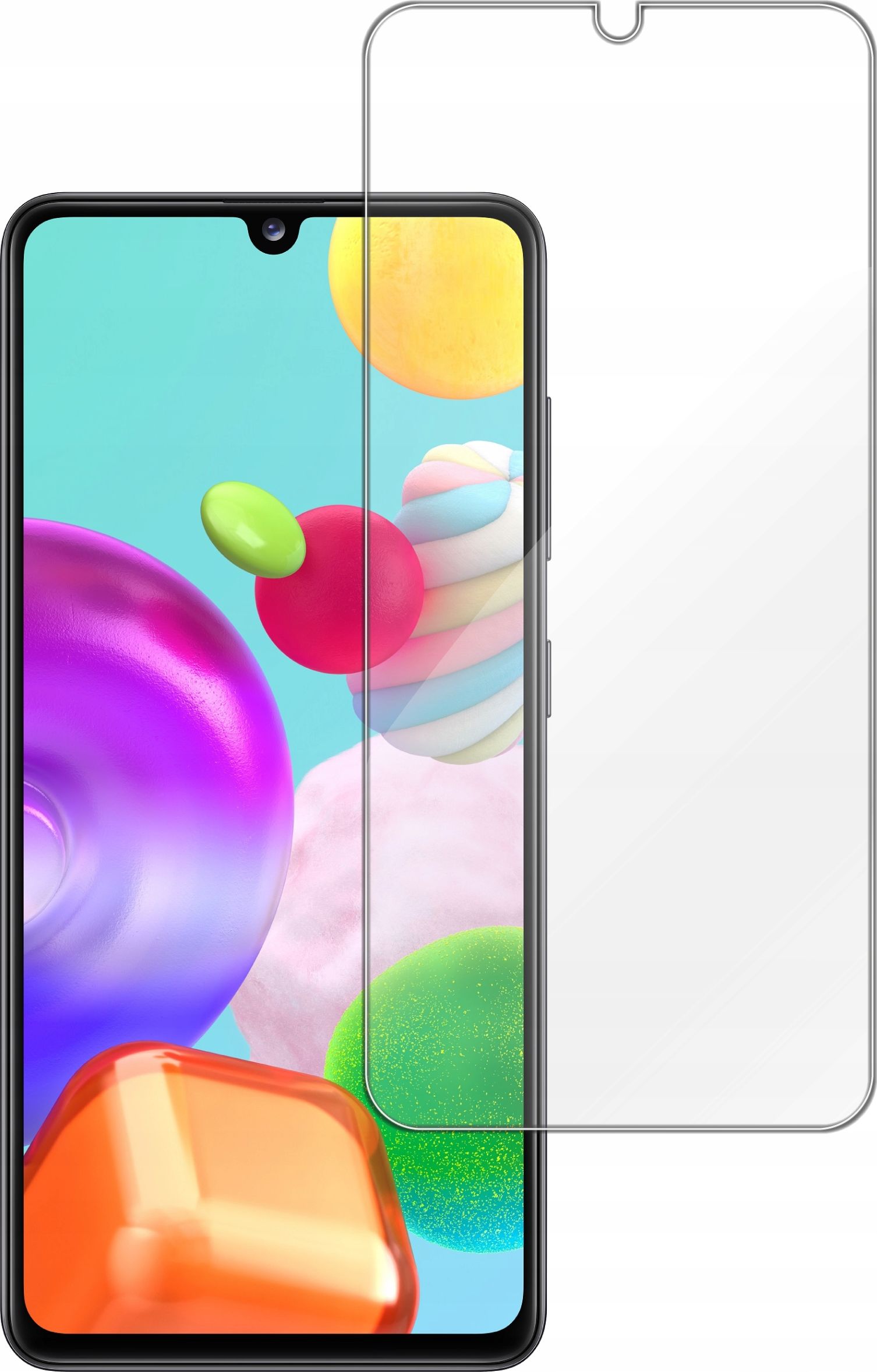 etumi Szkło Hartowane 9H Do Samsung Galaxy A41 Szybka Szkiełko Ochronne Na Ekran Twarde Płaskie Przód / Ochrona Matrycy Telefonu Glas0010