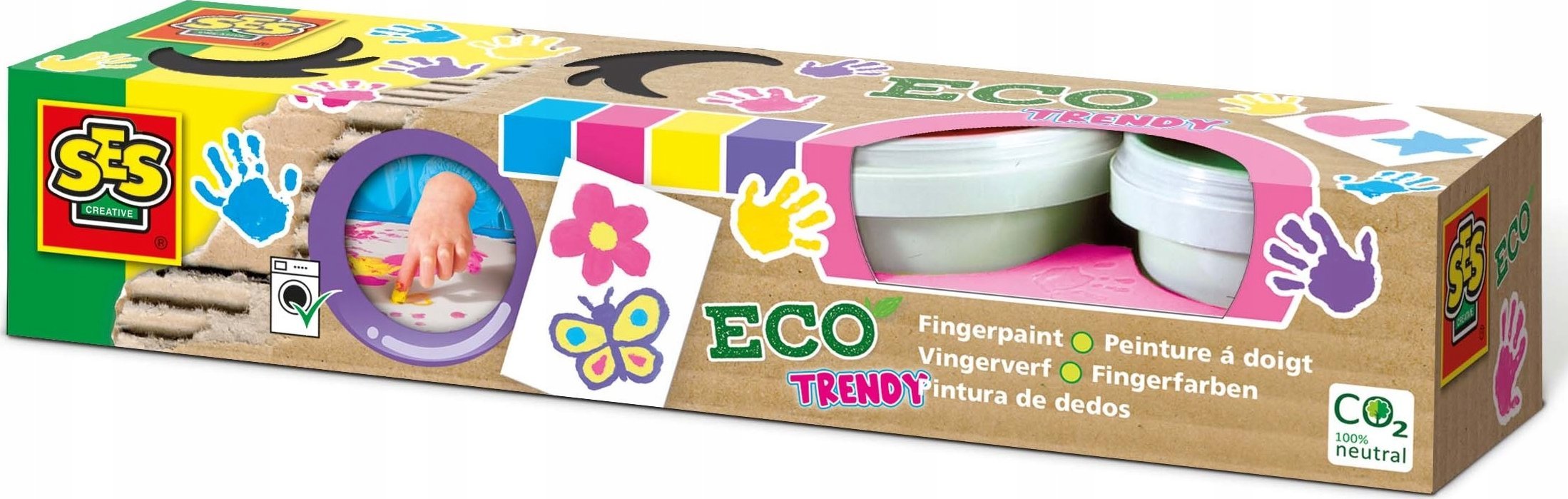 Titanum SES Eco Farby do malow.palcami 4kol 24927 49274