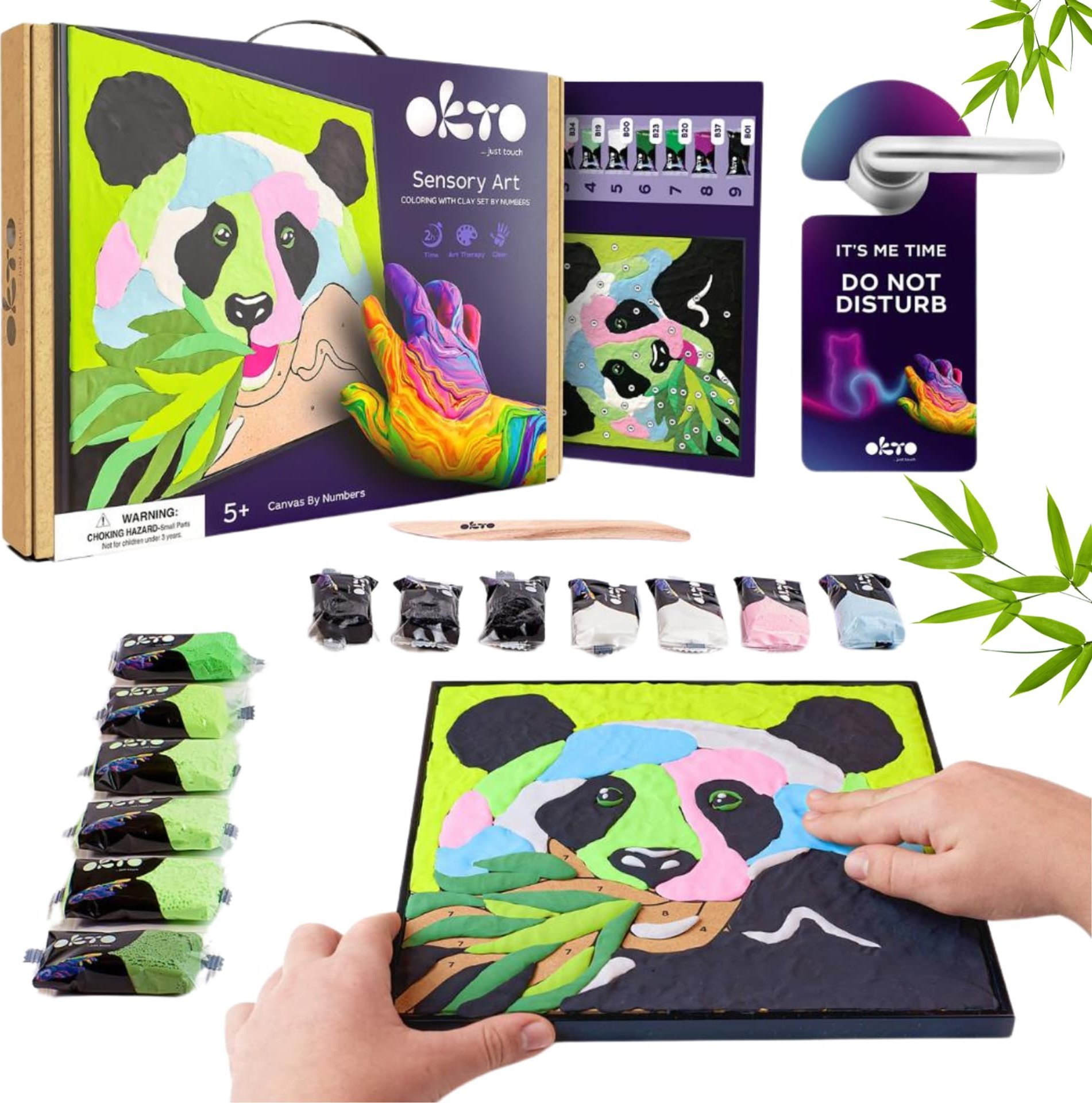 Okto Zestaw do obrazu 3D Panda 6792