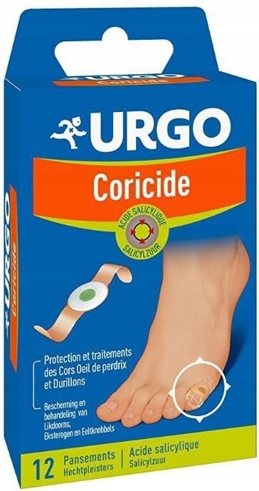 Urgo Set Coricide Anti-Calluses Local Treatment Patch For Foot 12 pcs Unisex
