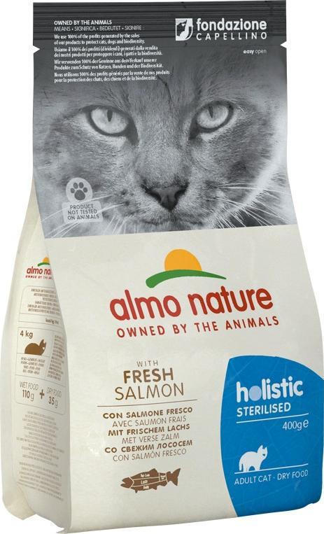 Almo Nature Karma Sterilised z łososiem dla kota 2kg