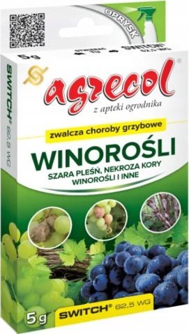 Agrecol Oprysk na choroby grzybowe winorośli 5 g szara pleśń