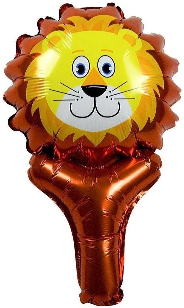 Balon foliowy zwierzątko z uchwytem lew
