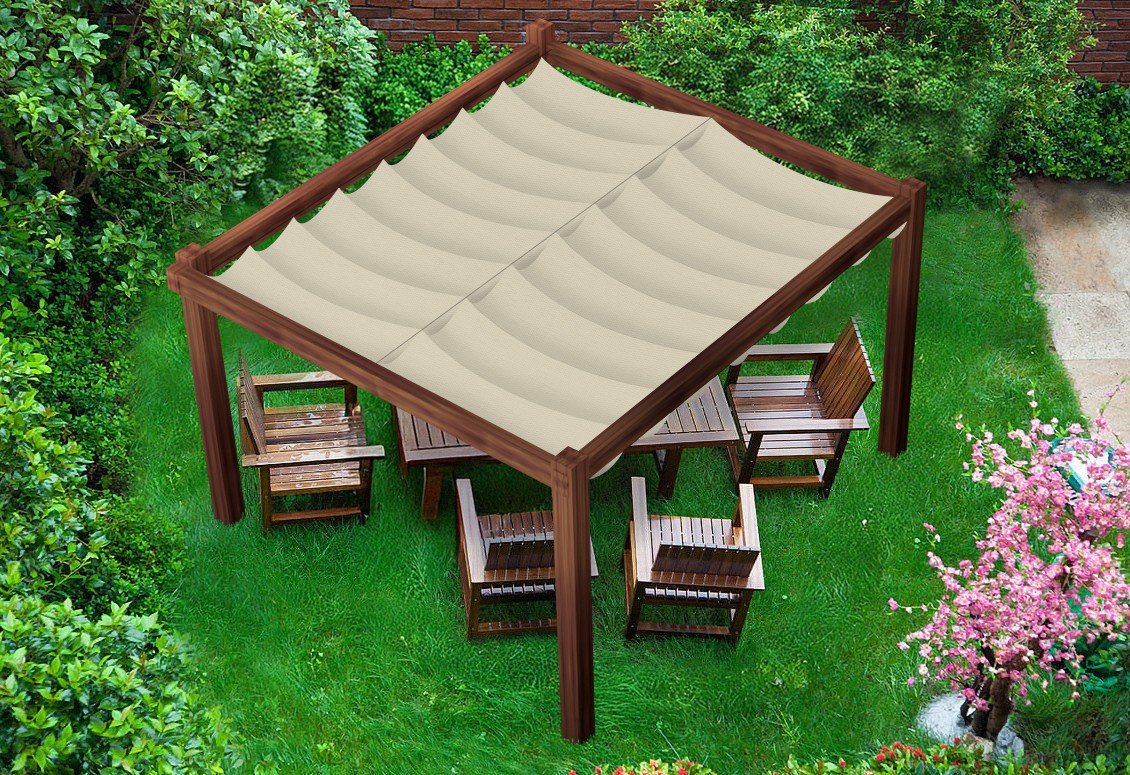 Żagiel wodoszczelny rozsuwany 3x5 - Beżowy