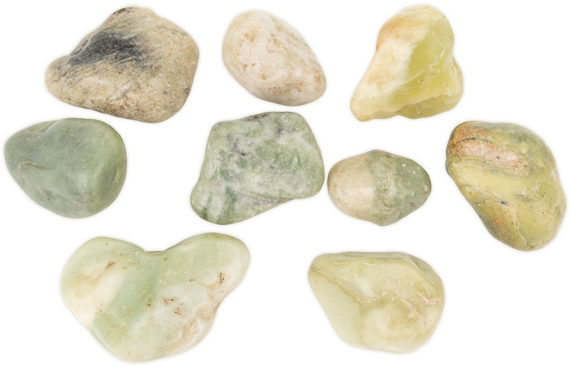 Kamienie polerowane Jade 50-80 mm do akwarium terrarium 10 kg/OPAK