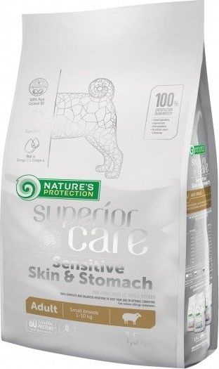 Nature’s Protection Sensitive Skin & Stomach Adult Small Breed 1,5 kg