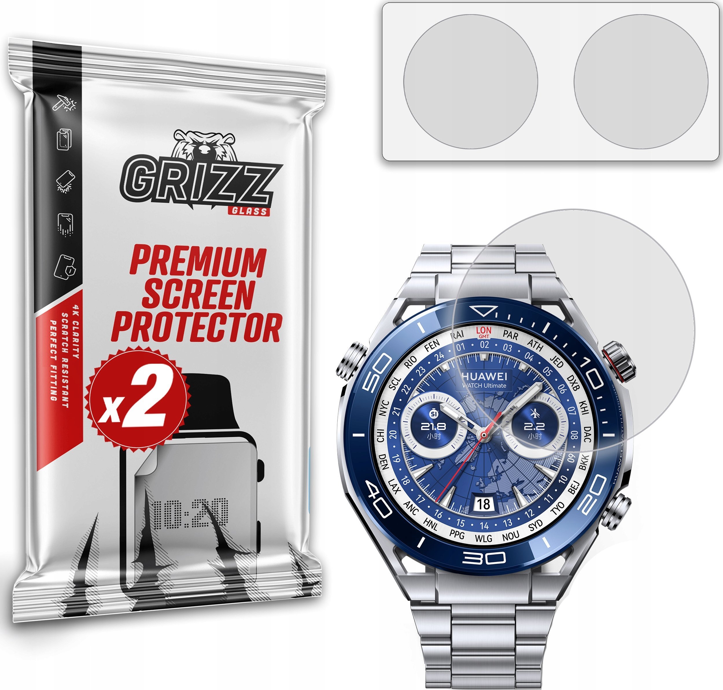 GrizzGlass Folia matowa GrizzGlass PaperScreen Huawei Watch Ultimate