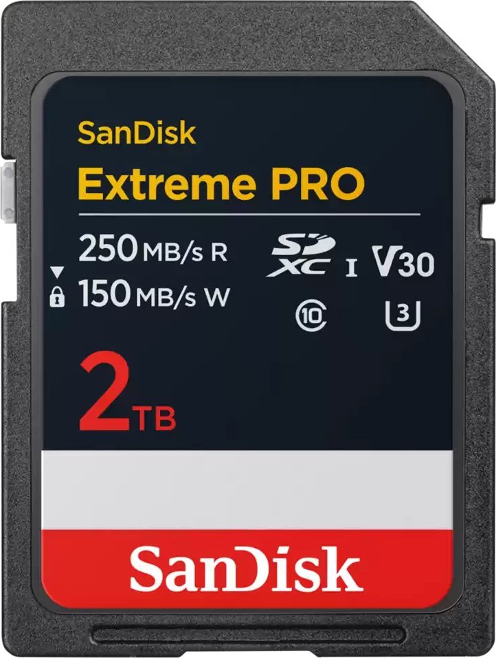 Karta SanDisk Extreme PRO SDXC 2 TB Class 10 UHS-I/U3 V30 (SDSDXXD-2T00-GN4IN)
