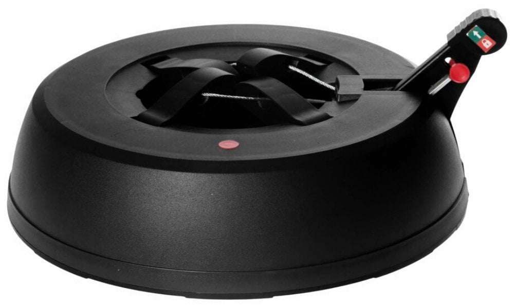 Det Gamle Apotek Christmas tree stand, h 9+5cm(handle), w 34cm, 1/colorbox, black