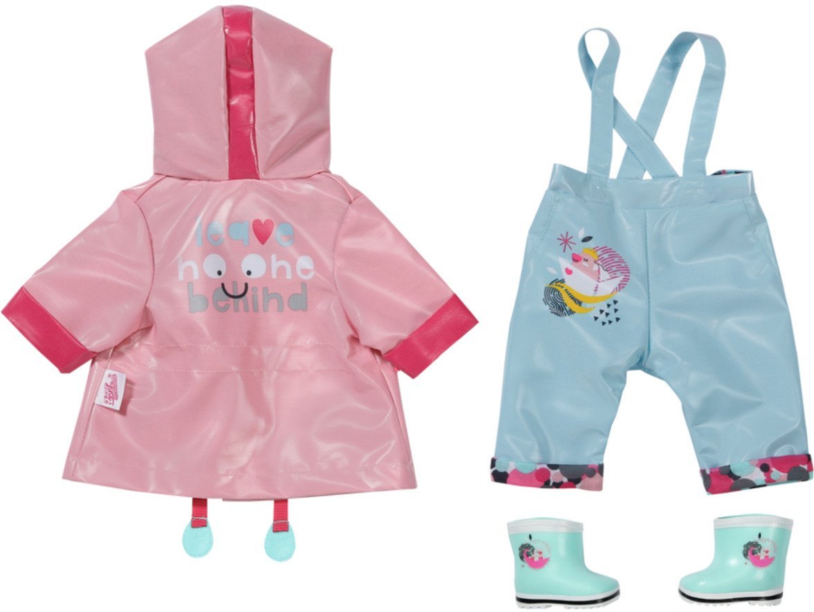 Zapf ZAPF Creation BABY born rain set 43cm, doll accessories (rain jacket, pants and rubber boots)