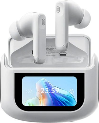 Blackview Słuchawka bluetooth AirBuds 12 TWS BT 5.4 LCD BIAŁY 400mAh