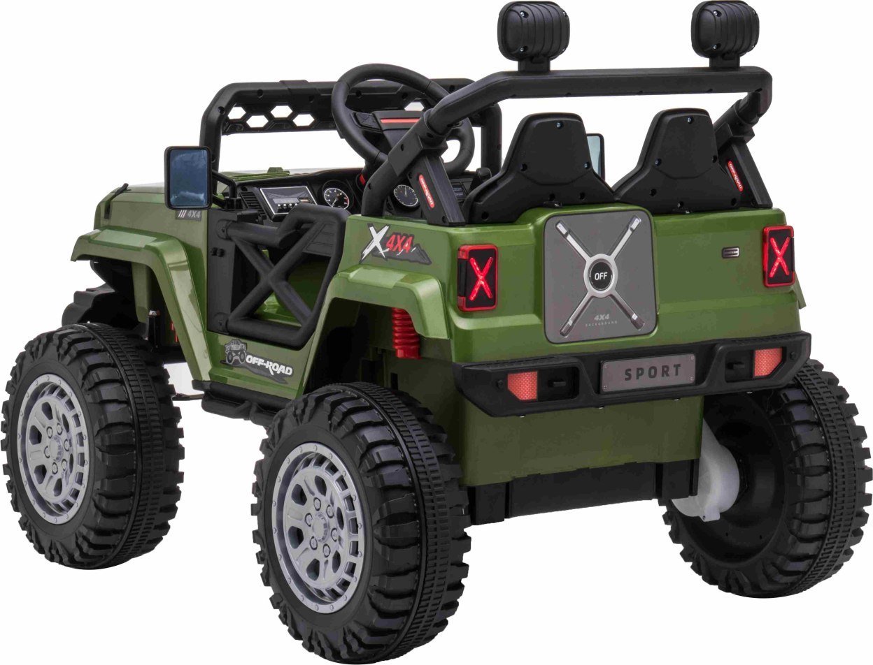 Ramiz Auto elektryczne 12V OFF Road Speed OFF ROAD Speed Zielony