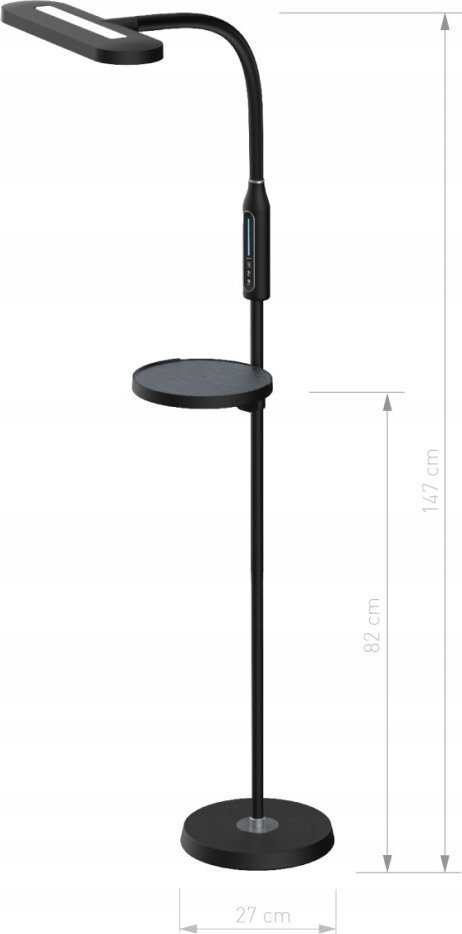 Lampa podłogowa Tiross TIROSS LAMPA PODŁOGOWA LED 15W 900lm