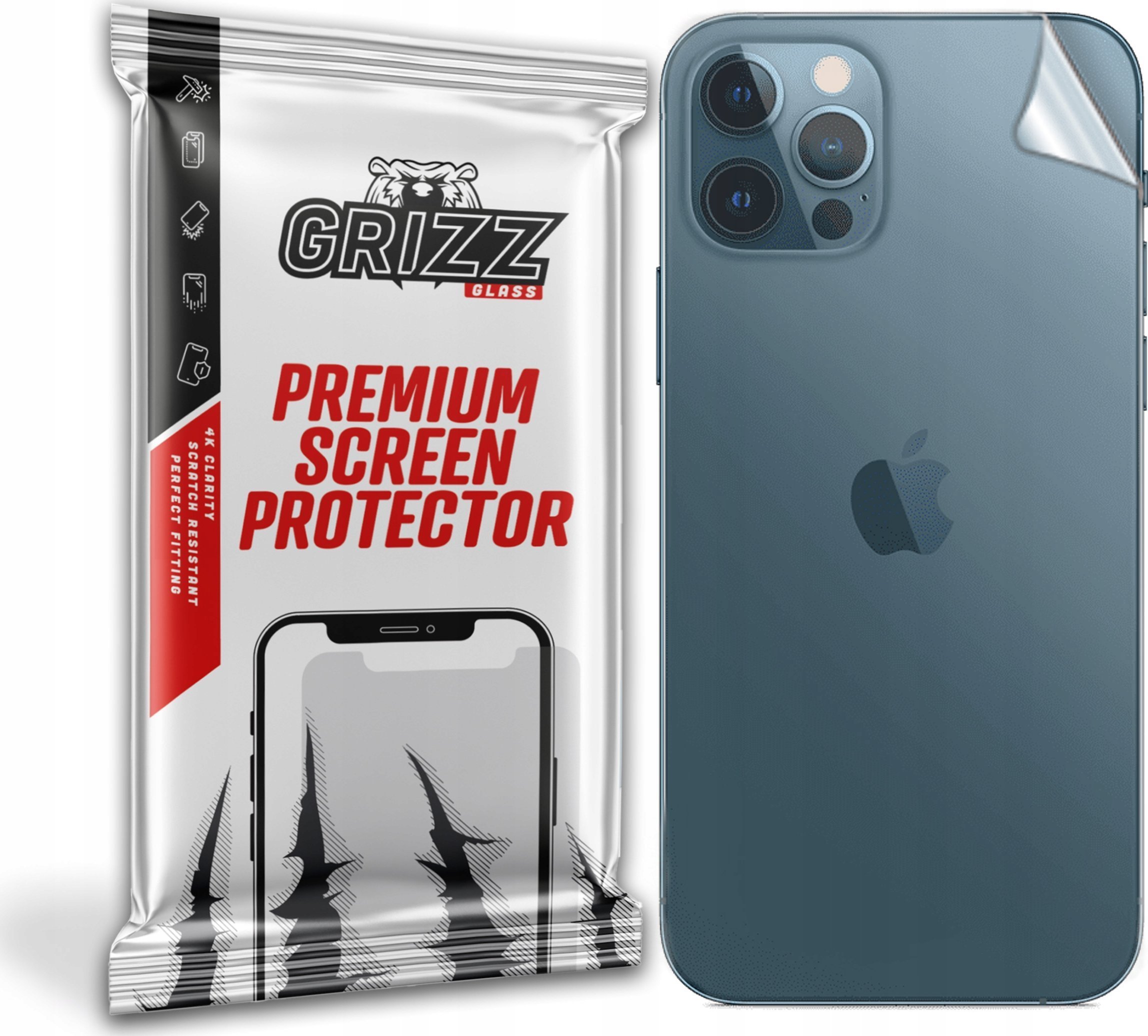 GrizzGlass Folia na tył Grizz Apple iPhone 12 Pro Max