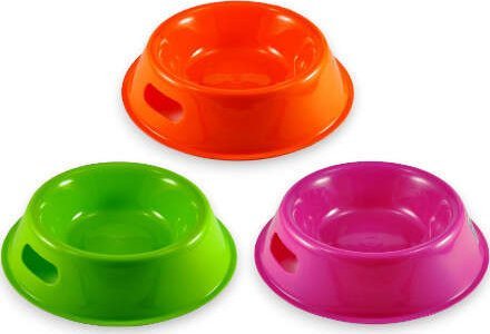 Korona Shops Miska Okrągła dla Psa Pojedyńcza Karma/Woda MIX