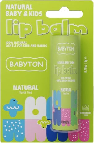 Babyton, Balsam do ust Naturel, bezpieczny od narodzin, 5 g