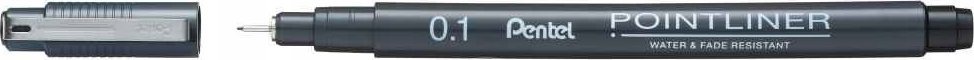 Cienkopis Pentel PointLiner 0.1mm czarny