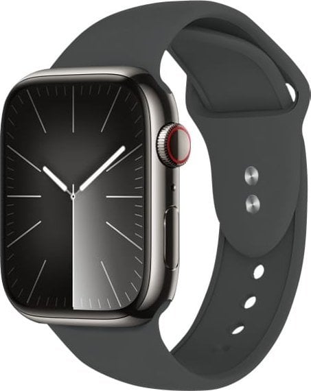 Crong Crong Liquid - Pasek do Apple Watch 42/44/45/49 mm (grafitowy)