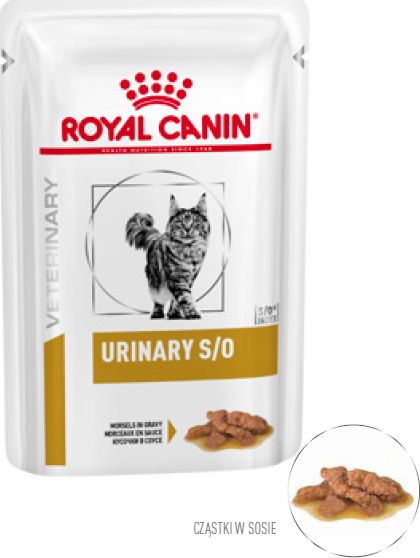 Royal Canin ROYAL CANIN Urinary S/O 12x85g cząstki w sosie