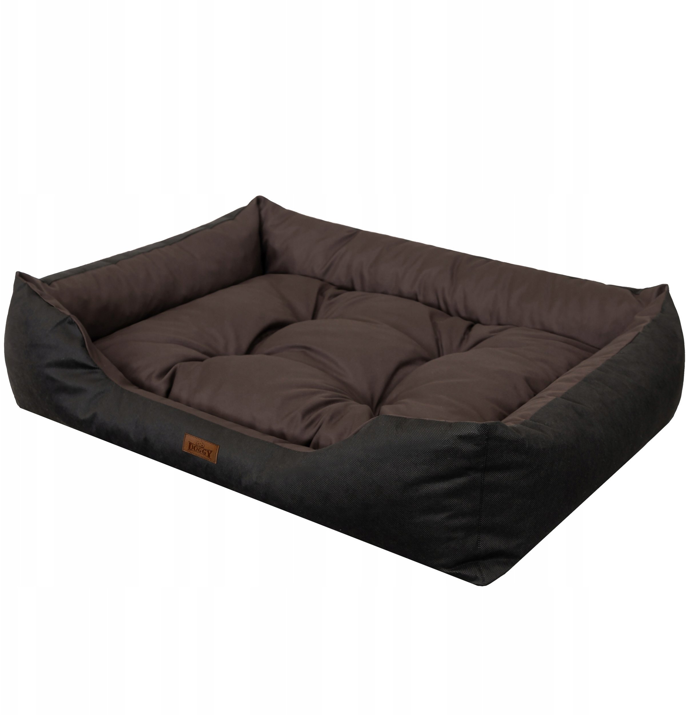 Hobbydog LEGOWISKO PUFFY OXFORD BRĄZOWO - CZARNE