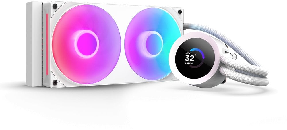 NZXT Kraken Plus 240 RGB nestejaahdytysjarjestelma, valkoinen