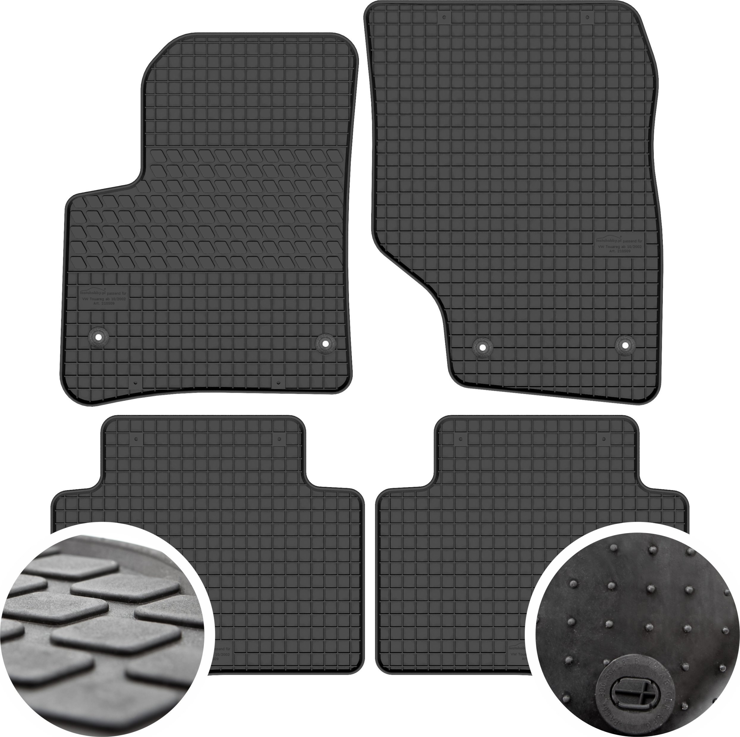 GeyerHosaja Dywaniki gumowe do Volkswagen Touareg I