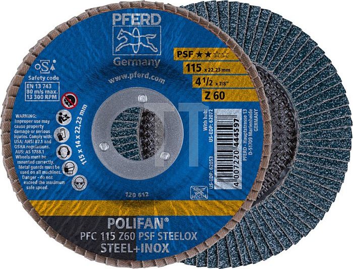 Pferd Ściernica listkowa/lamelkowa Z 40PSF, prosta, 115mm K40 Pferd