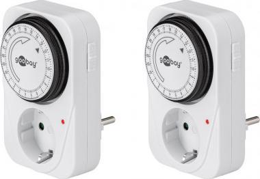 Goobay Zestaw 2 sztuk, zegar analogowy