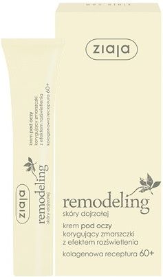 Ziaja Remodeling Krem Pod Oczy Korygujący Zmarszczki 60+ 15ml