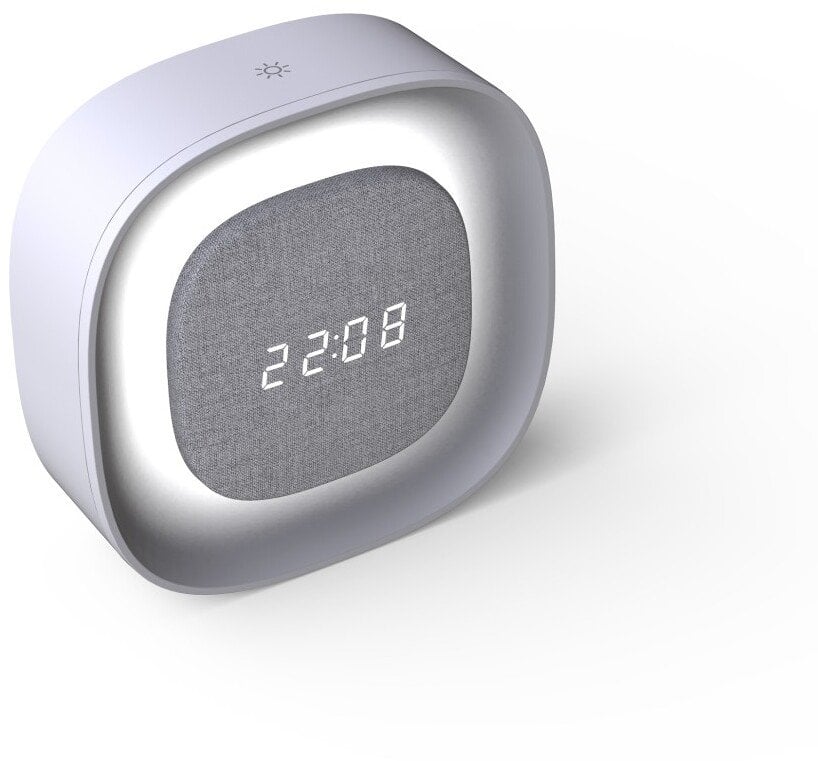 Techly IC-CLOCK-56WH budzik Cyfrowy Szary, Biały