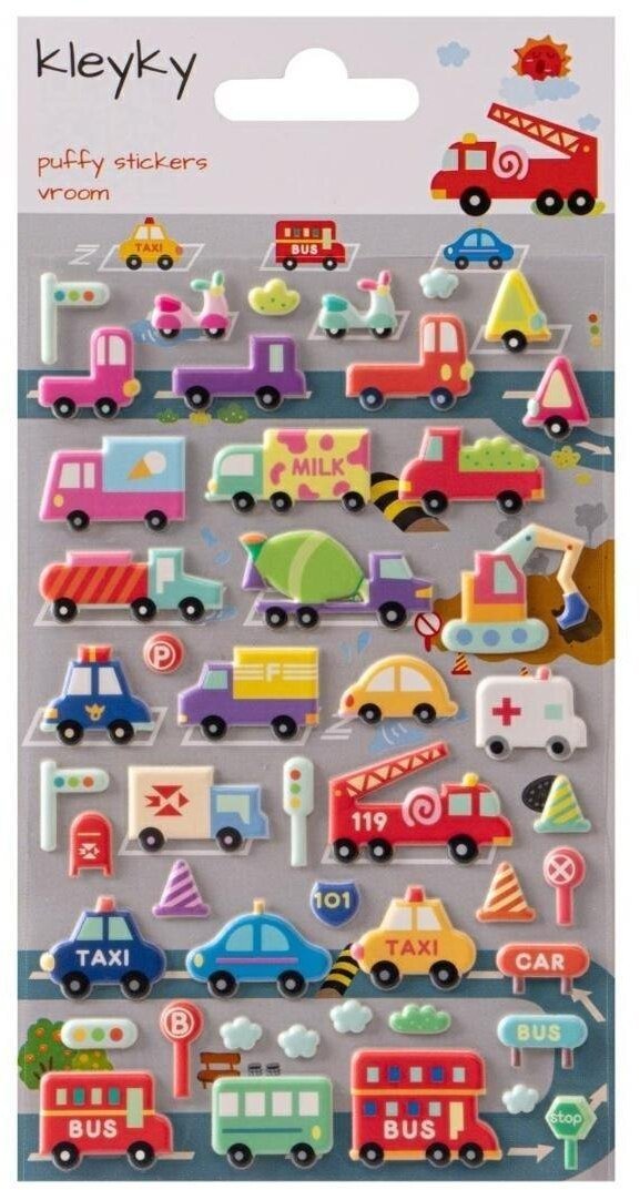 Naklejki wypukłe Brum Brum