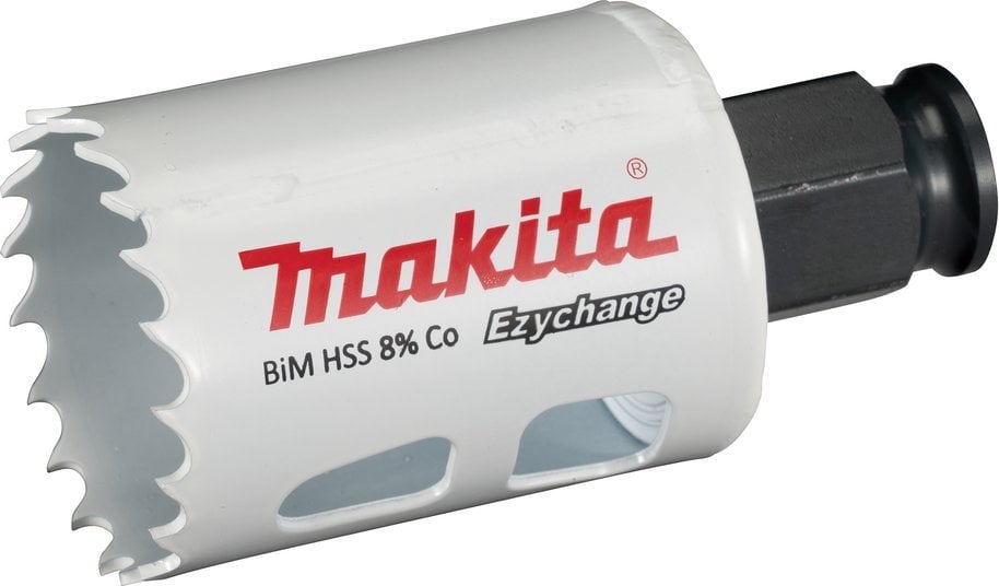 Makita MAKITA OTWORNICA BIM HSS-Co 8% 37mm EZYCHANGE METAL, STAL, ALU, DREWNO, PVC