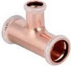 Geberit Trójnik Mapress Kupfer redukcyjny 22 x 18 x 22mm (61257)