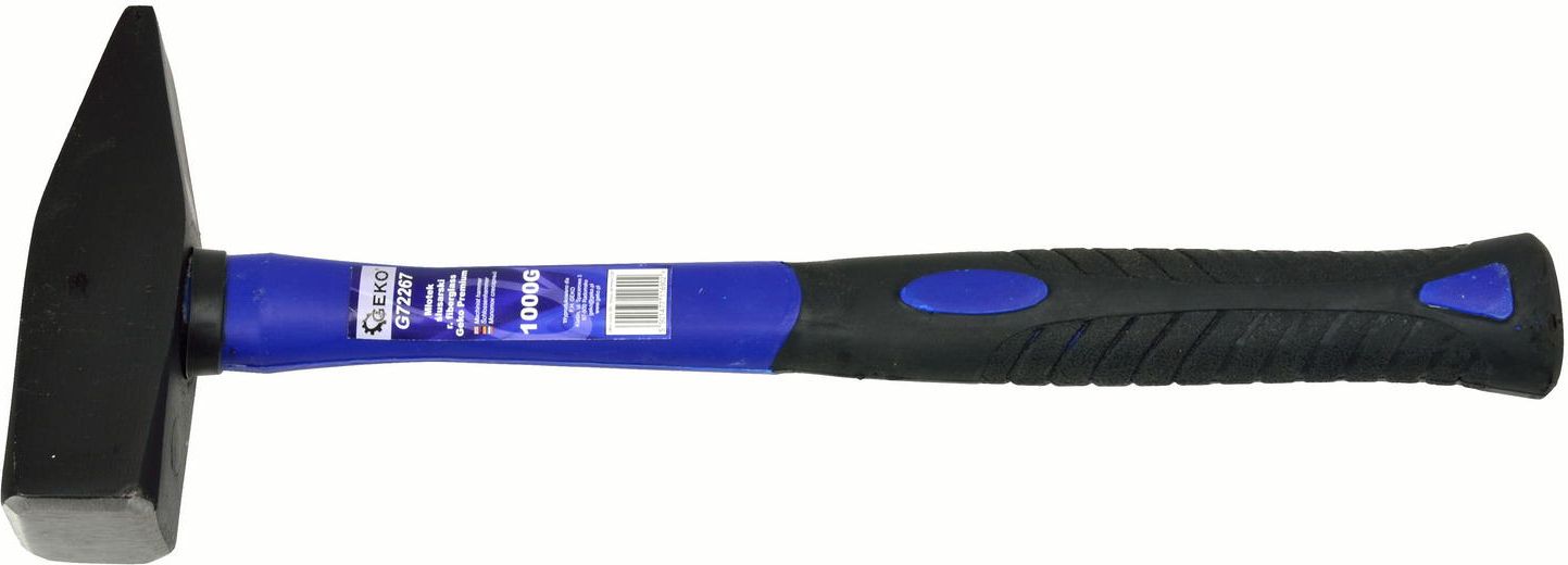 Geko Młotek ślusarski rączka z tworzywa sztucznego 1kg