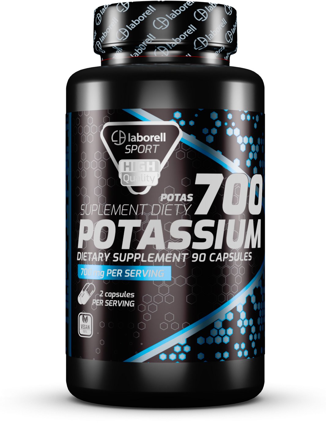 Laborell Potas 90 kapsułek one size