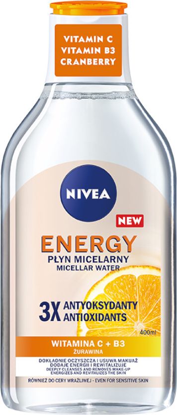 Nivea Energy płyn micelarny z 3 antyoksydantami 400ml