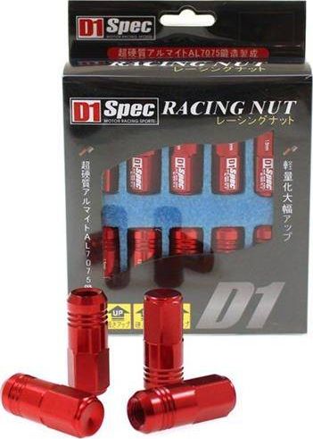 MTuning_F Nakrętki D1SPEC Replica EW M12x1.25 Red